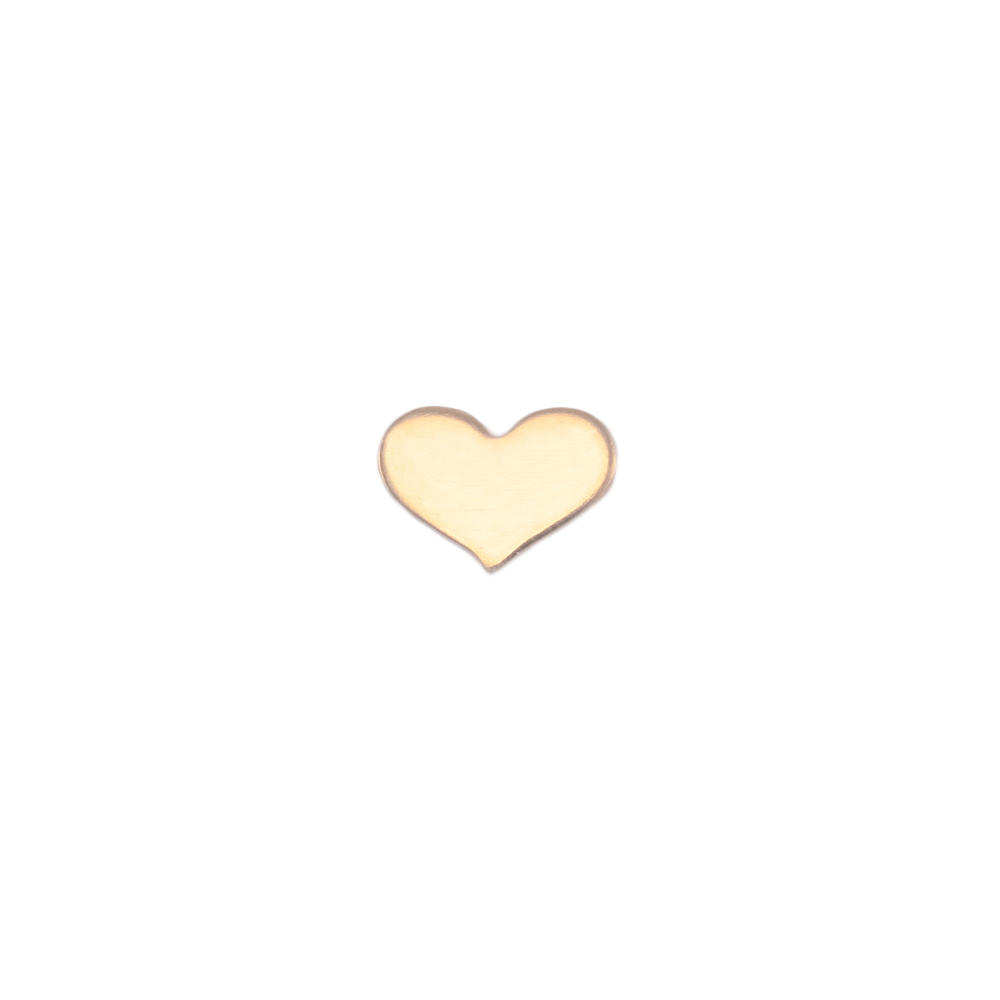 Charms & Solderable Accents Gold Filled Classic Heart Solderable Accent, 24g - Pack of 5